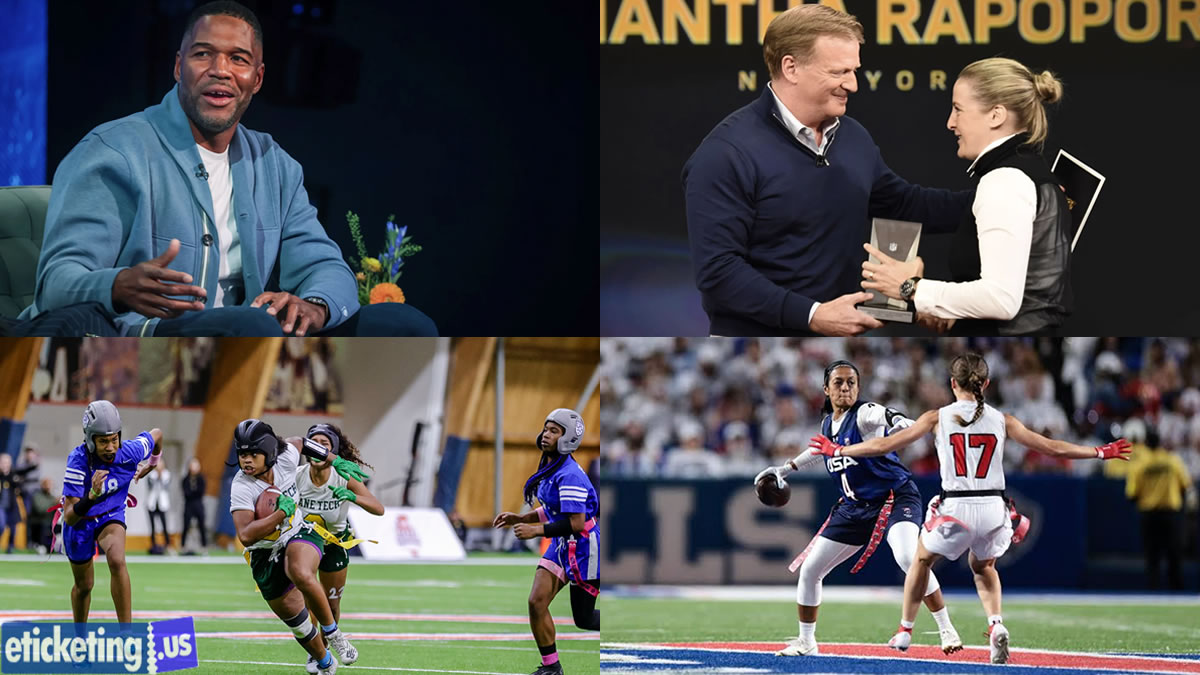 Summer Games Tickets: Strahan Helps Launch Global 500K Womens Flag Football Series for LA 28
