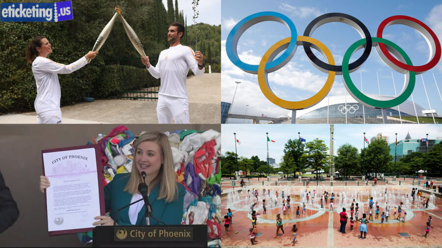 Olympic Athletics Tickets: Phoenix takes the lead as the Olympic flame sets out